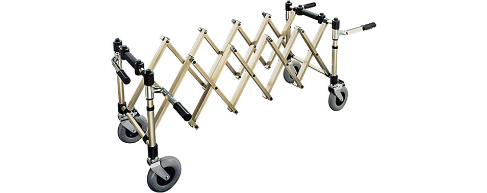 chariot funéraire spencer extensible pour transport de cercueil