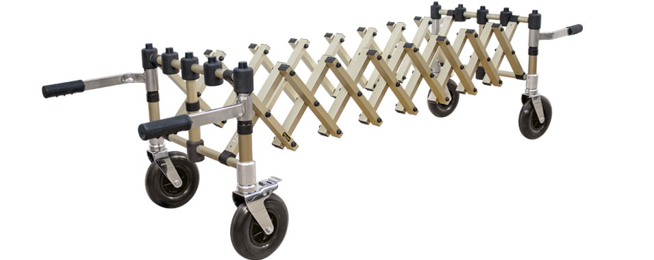 chariot funéraire spencer extensible pour transport de cercueil